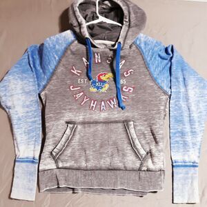 Kansas Jayhawks Women’s Size S Small Hoodie Sweatshirt College Football Shirt